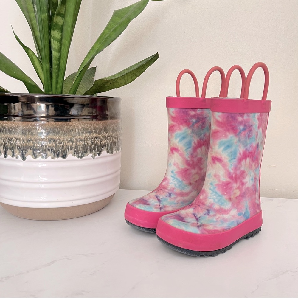 CAT & JACK Toddler Multicolour Rain Boots, 6